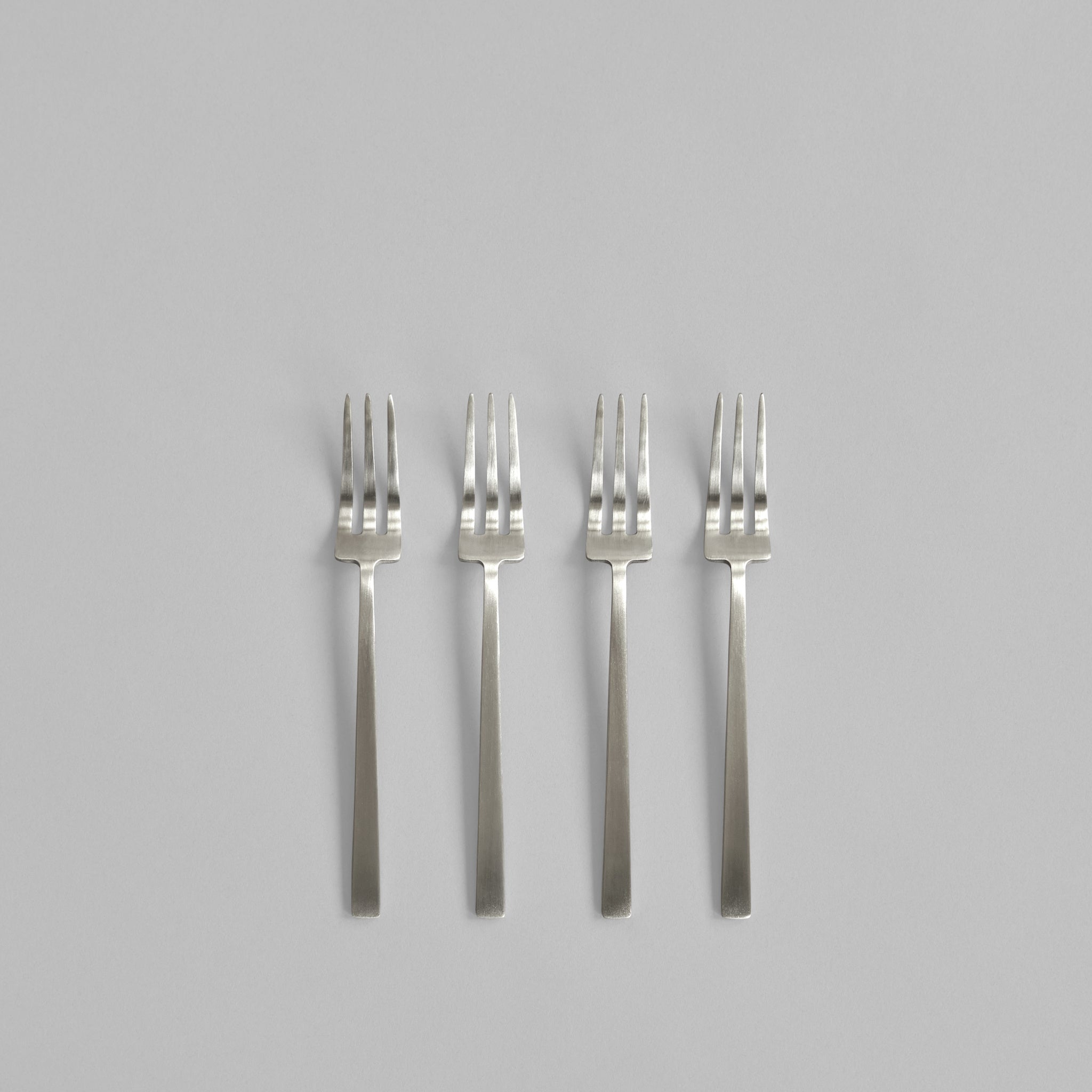 101 Copenhagen - Kogei Dessert Fork - Brushed Steel - Cutlery set