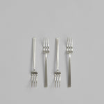 101 Copenhagen - Kogei Dessert Fork - Brushed Steel - Cutlery set