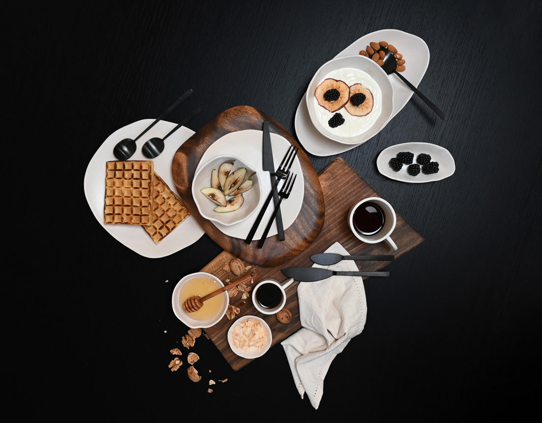 101 Copenhagen Native Dinnerware breakfast scene