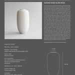 101 Copenhagen - Sunao Vase Slim, Hexa - Birch - Vase