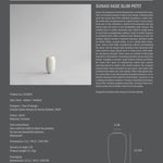 101 Copenhagen - Sunao Vase Slim, Petit - Birch - Vase