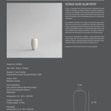 101 Copenhagen - Sunao Vase Slim, Petit - Birch - Vase