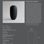 101 Copenhagen - Sunao Vase Slim, Mini - Birch - Vase