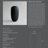 101 Copenhagen - Sunao Vase Slim, Mini - Birch - Vase