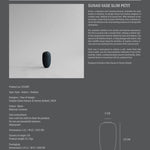 101 Copenhagen - Sunao Vase Slim, Petit - Black - Vase