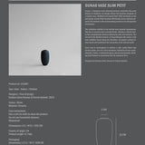 101 Copenhagen - Sunao Vase Slim, Petit - Black - Vase