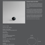 101 Copenhagen - Sunao Vase Fat, Petit - Black - Vase