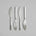101 Copenhagen - Kogei Knife Fat - Brushed Steel - Cutlery set