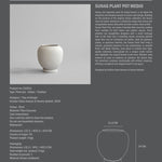 101 Copenhagen - Sunao Plant Pot, Medio - Birch - Plant Pot
