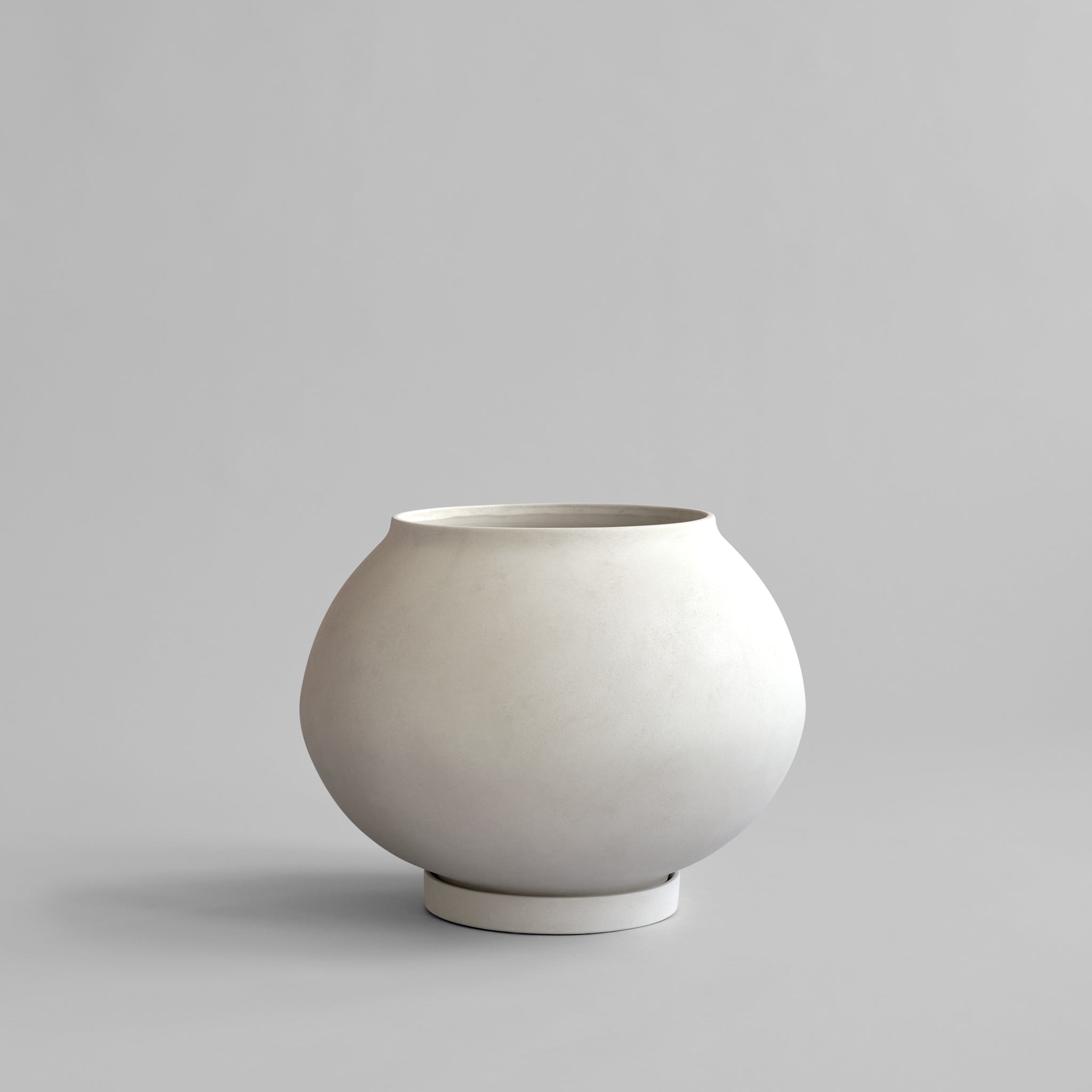 101 Copenhagen - Sunao Plant Pot Fat, Big - Birch - Outdoor