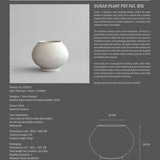 Sunao Plant Pot Fat, Big - Birch