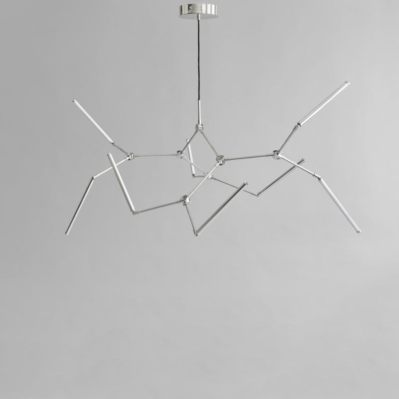 Stick Chandelier - Chrome