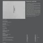 101 Copenhagen - Frame Wall Lamp, Mini - Chrome - Wall Lamp