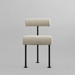 101 Copenhagen - Hiro Dining Chair, Black Frame - Sand (8047-2) - Dining Chair
