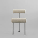 101 Copenhagen - Hiro Dining Chair, Black Frame - Sand (8047-2) - Dining Chair
