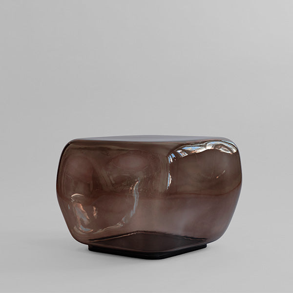 Smoked Forest Ishi Glass side table