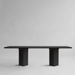 101 Copenhagen - Arc Dining Table, L250 - Coffee Black Oak - Dining Table