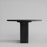 101 Copenhagen - Arc Dining Table, Ø120 - Coffee Black Oak - Dining Table