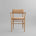 101 Copenhagen - Nama Dining Chair, Armrest - Nubuck - Dining Chair
