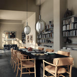 101 Copenhagen - Nama Dining Chair, Armrest - Natural Oak - Nubuck - Dining Chair