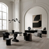 Artist Dining Table, Ø120 - H30mm - Coffee Black Oak