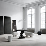 101 Copenhagen - Artist Dining Table, Ø120 - H30mm - Coffee Black Oak - Dining Table