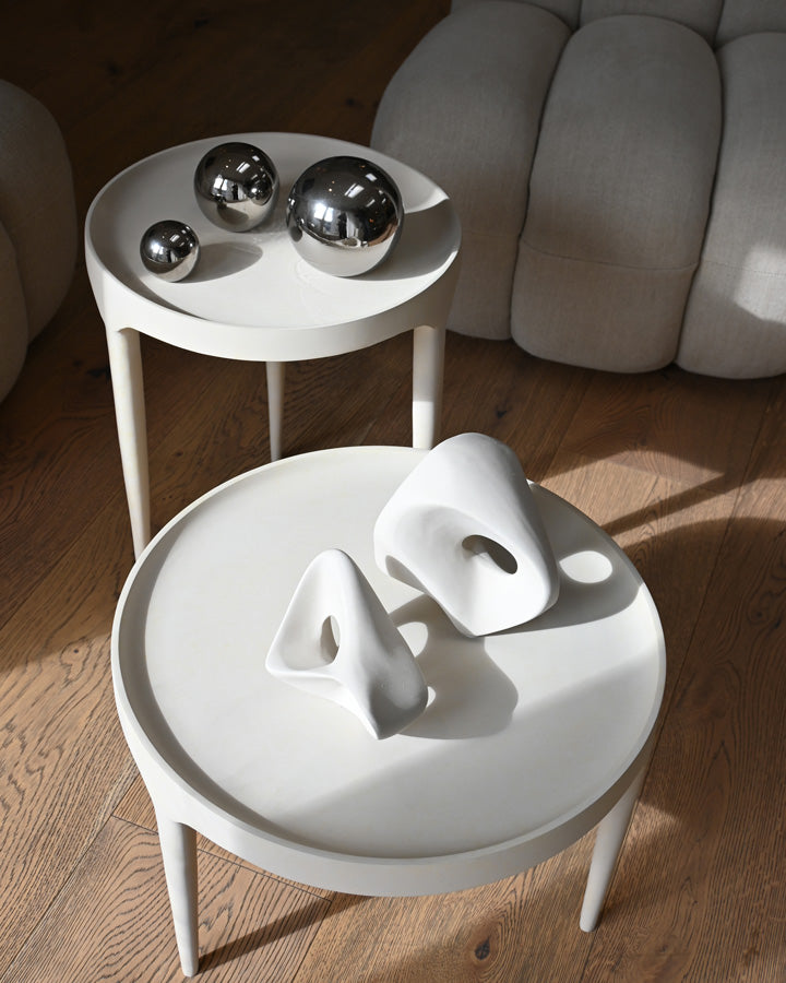 101 Copenhagen Ori Sculptures and Gallery Ball og Birch Phantom tables