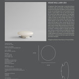 Hikari Wall Lamp, Ø24 - Opal White