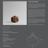 Wabi Vase, Medio - Almond