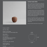 Sunao Vase, Mini - Almond