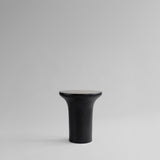 101 Copenhagen - Trumpet Table, Tall - Silver Travertine - Coffee Table