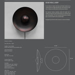 101 Copenhagen - Dusk Wall Lamp - Burned Black - Wall Lamp