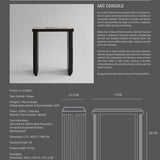 101 Copenhagen - Arc Console - Calacatta - Console Table