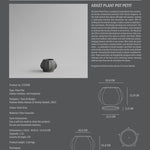 101 Copenhagen - Arket Plant Pot, Petit - Dark Grey - Outdoor