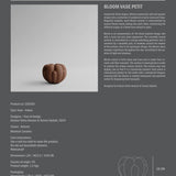 101 Copenhagen - Bloom Vase, Petit - Almond - Vase