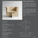 101 Copenhagen - Brutus Lounge Chair - Sand - Lounge Chair