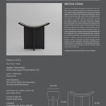 101 Copenhagen - Brutus Stool - Coffee Black Oak - Stool