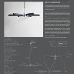 101 Copenhagen - Bullet Chandelier - Bronze - Archive