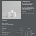 101 Copenhagen - Cobra Vase Uno, Medio - Bone White - Vase