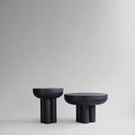 101 Copenhagen - Crown Table, Low - Burned Black - Coffee or Side Table