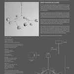 101 Copenhagen - Drop Chandelier Globe - Chrome (5m) - Chandelier