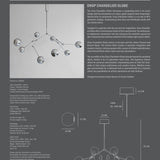 101 Copenhagen - Drop Chandelier Globe - Chrome (5m) - Chandelier