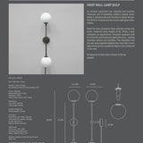 Drop Wall Lamp Bulp
