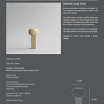 101 Copenhagen - Empire Vase, Mini - Sand - Vase