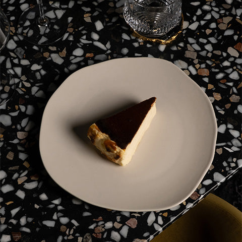 Fume and 101 Copenhagen collab Cake on Native plate