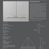 101 Copenhagen - Frame Pendant Lamp, Fat - Chrome - Pendant Lamp