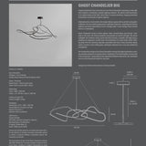 101 Copenhagen - Ghost Chandelier, Big - Burned Black - Chandelier