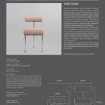 101 Copenhagen - Hiro Dining Chair, Stainless Steel - Nubuck - Dining Chair