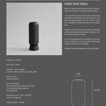 101 Copenhagen - Kabin Vase, Small - Black - Archive