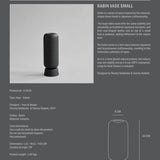 101 Copenhagen - Kabin Vase, Small - Black - Archive